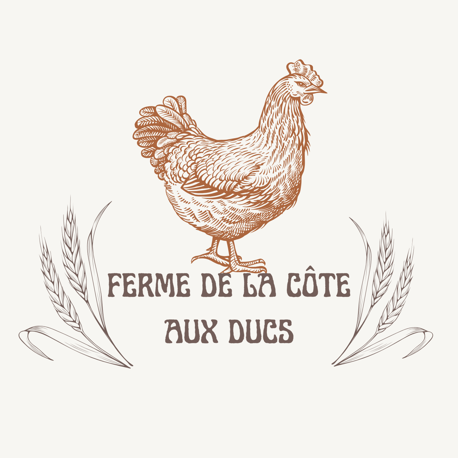 Logo Ferme de la Côte au Duc Logo de la ferme de la cote au duc
